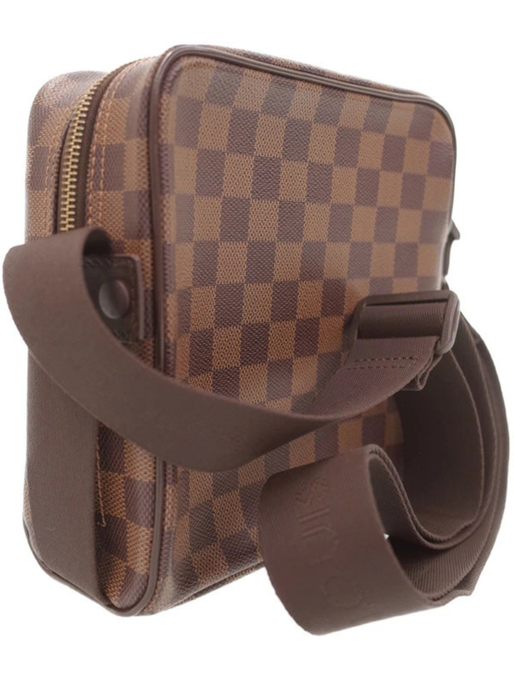 Louis Vuitton Damier Shoulder Bag Olaf Brown